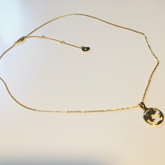 New! Gold Plated Earth Necklace by I am - Picture 12 of 16